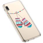 Uposao Samsung Galaxy A10e ile Uyumlu Kapak Noel Noel Deseni Kızlar Sevimli Kristal Şeffaf TPU Silikon Kauçuk Kılıf Şeffaf Yumuşak Tampon Jel Darbeye Dayanıklı Kılıf, Noel Eldivenleri