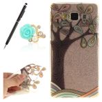 Uposao-Samsung Galaxy A3 2015 Çiçek Tasarımı için Uposao Silikon Koruyucu Kılıf, Renkli Baum, Samsung Galaxy A3 (2015)
