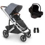 Uppababy Cruz V2 Cosmo Travel Sistem Bebek Arabası Gregory - Black