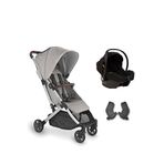 Uppababy Minu V2 Cosmo Stella Black Seyahat Sistem Bebek Arabası - Gri
