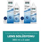 Uppo Moist Lens Solüsyonu 360 ml 2 Li Paket Türkiye'de ve Dünya'da Ozanlama Teknolojisi ile Üretilen lens Solüsyonu