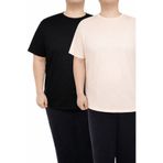 upsize Büyük Beden Erkek Tişört %100 Pamuk – Rahat Kalıp, Yumuşak Doku (2xL–7XL) 2'li Paket
