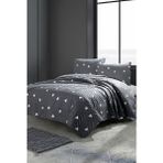 Upstyle Çift Kişilik Kapitone Yatak Örtüsü Seti Gri - 200 x 220 cm