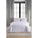 Upstyle Çift Kişilik Kapitone Yatak Örtüsü Seti Gri Yumuşak, Şık ve Dayanıklı - 200 x 220 cm