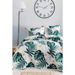 Upstyle Tek Kişilik Kapitone Yatak Örtüsü Seti Yeşil - 160 x 220 cm
