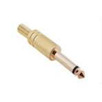 Uptech KJ31GM 6.3mm Mono Erkek Jack Gold