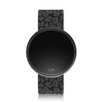 Upwatch Round Black Leopard Unisex Kol Saati