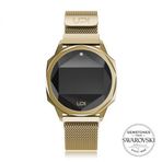 Upwatch UPWATCH241 Iconic Gold Sey With Swarovski® Topaz Loop Band Bayan Kol Saati