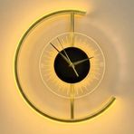 Upway 3 Renk LED Aydınlatmalı 35 cm Modern Dekoratif Duvar Saati – Sessiz Çalışma