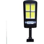 Upway Güneş Enerjili 128 LED Duvar Lambası - 1000 Lm Su Geçirmez Aydınlatma - 6500K - Beyaz İşık