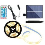 Upway Güneş Enerjili Solar Aydınlatma 10 Metre Silikonlu Şerit Led Ev Bahçe Süsleme Dekor