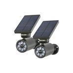 UpWay Güvenlik Kamerası Görünümlü Sensörlü Güneş Enerjili 1500mAh 400 Lümen Led Lamba 2 Adet