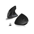 Upway Yeni Nesil Kablosuz Ergonomik Dikey Mouse 800/1200/1600DPI - Siyah
