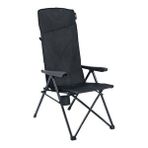 Uquip Justy Xl Comfort+ Black Edition 3 Pozisyonlu Konforlu Kamp Sandalyesi Siyah