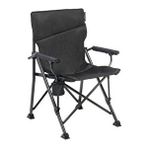Uquip Roxy Comfort+ Black Edition Yüksek Konforlu Katlanır Kamp Sandalyesi Siyah