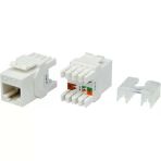Uranium Kj-Uc6-18044 Cat6 Utp 180 Derece Keystone Beyaz Renk