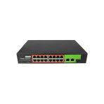 Uranium Poe-G1621sfp-300W 16 Port 10/100/1000 Gigabit Switch 2Xgb Rj45+1Xsfp Uplink Rackmount