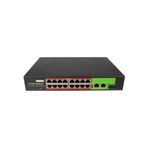 Uranium POE-G1621SFP-300W 16 Port Gigabit 2xgb Rj45 1xsfp Yönetilemez Poe Switch
