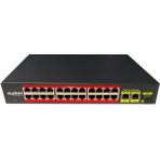Uranium Uranıum POE-2421SFP-300W 24 Port 10/100+2X Gıgabıt Uplınk +1xsfp 250 Metre Poe Rackmount Swıtch (Realtek Chıpset) - Diğer
