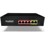 Uranium Uranıum POE-4002-48W 4 Port 10/100 + 2 Port 10/100 RJ45 Uplınk Watch-Dog Poe Swıtch(Realtek Chıpset)