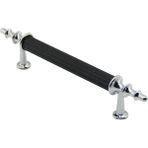 Uravas Store 10 Adet Krom - Siyah Boru Kulp 9.6cm (5047) - Siyah