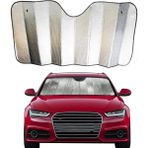 Uravas Store 120*55 cm Ambalajlı Vantuzlu Araç Içi Ön Cam Perdesi Katlanabilir Güneşlik (5047)