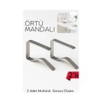 Uravas Store 2'li Masa Örtüsü Klipsi - Metal Masa Kelepçesi Masa Örtüsü Sabitleyici 722498