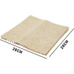 Uravas Store 3 Pcs 28X28CM Yeşil Lif Kabak Bitiki Üretimi Saf Doğal Temizlik Bezi (5047) - Yeşil