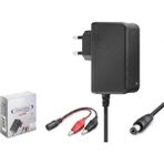 Uravas Store Akü Şarj 12V 2.5A 30W Krokodil Uç Akü Şarj Adaptörü