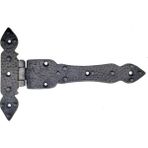 Uravas Store Antika Tarz Dekoratif Pirinç Kuyruklu Düğmeli Menteşe No3 - 155X240 Mm, Oksit