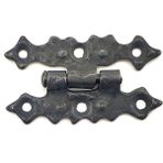 Uravas Store Antika Tarz Dekoratif Pirinç Yıldız Menteşe - 63X36 Mm, Oksit - Seçenek