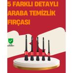 Uravas Store Araç Içi Detaylı Temizlik Seti-Araba Jant ve Iç Yüzey Temizlik Fırçaları - Seçenek