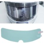 Uravas Store® Buğu Önleyici Motosiklet Kaskı Vizörü Su Geçirmez Dayanıklı Çizik Koruma Lens Filmi - 00-Siyah