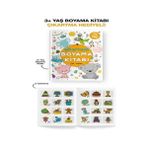 Uravas Store Çıkartmalı Boyama Kitabı 3 Yaş +