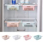 Uravas Store® Çok Amaçlı Uzayıp Kısalabilir Buzdolabı Düzenleyici Sepeti Rafı