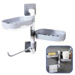 Uravas Store® Çoklu Sabun Tutucu Fonksiyonel Banyo Sabunluk