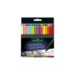 Uravas Store Faber-Castell Grip Finepen Ince Keçe Uçlu Kalem Seti, 30’lu, Pastel ve Neon Renkler, 0.4 mm Hassas