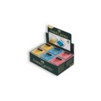 Uravas Store Faber-Castell Renkli Hamur Silgi, 18’li, Kutulu, Kolay Şekil Verilebilir, Lekesiz Temizlik, Eğlence