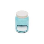 Uravas Store Fox Run Süngerli Seramik Mason Kavanoz Tutucu, 8,9 x 8,9 x 12,7 Cm, Mavi