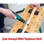 Uravas Store Grür Seti 105 Parça Matkap Dramel Makine Uyumlu Kalıpçı Taşlama Zımparalama Polisaj Fırçalama Seti - Ölçü