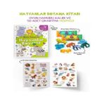 Uravas Store Hayvanlar Boyama Kitabı - Oyun Hamurlu - 3 Yaş +
