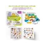 Uravas Store Hayvanlar Boyama Kitabı - Oyun Hamurlu - 3 Yaş + - Seçenek