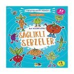Uravas Store Ilk Kelimelerle Sağlıklı Sebzeler Yapıştır-Boya-Öğren - Seçenek