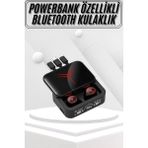 Uravas Store Kablosuz Bluetooth Kulaklık Powerbank Özellikli Göstergeli Hd Mikrofon - .