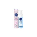 Uravas Store Kadın Sprey Deodorant Pearl&amp;beauty, 48 Saat Anti-Perspirant Koruma 150ML ve Yüz Yıkama Köpüğü C