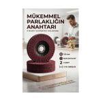 Uravas Store Kırmızı Skoç Elyaf Mop Parlatma Diski - 100 mm Metal ve Paslanmaz 723117
