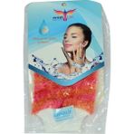 Uravas Store Lastikli El Geçmeli Yumuşak Eldiven Banyo Lifi Pembe-Tcu 20X10 cm