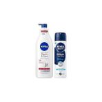 Uravas Store Men Erkek Sprey Deodorant Derma Control Defend 150ML ve Repair&care Nemlendirici Vücut Losyonu
