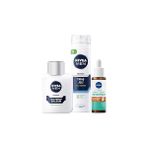 Uravas Store Men Erkek Tıraş Sonrası Balsam 100ML,DERMA Skin Clear Karşıtı Serum 30ML ve Tıraş Jeli 200ML