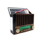 Uravas Store Mey Ithalat® KTF-1428 Solar Enerjiyle Şarj Olabilen Bluetooth Nostalji Hoparlör – Taşınabilir, Güçl
